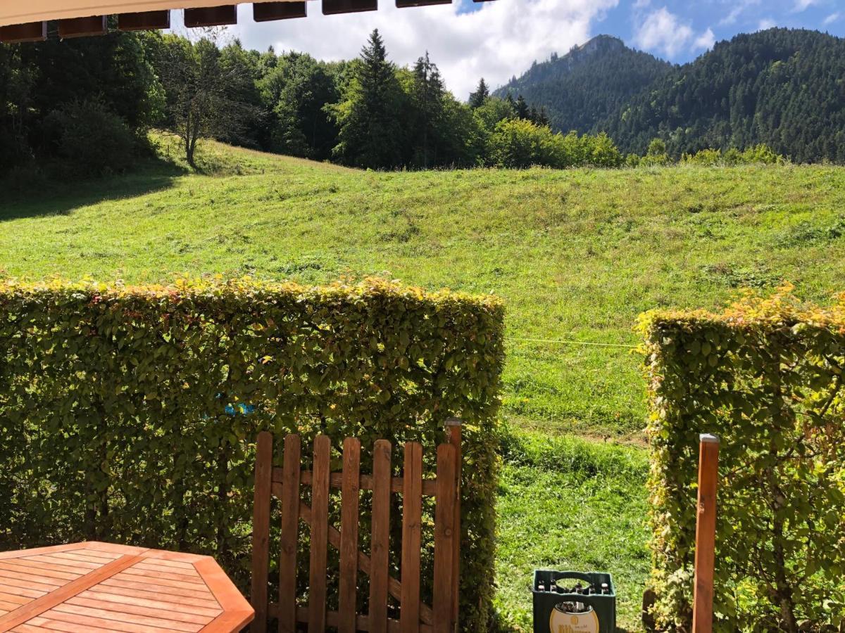 Appartement 2 Pieces Pieds Des Pistes Terrasse Face A La Montagne Bernex Zewnętrze zdjęcie